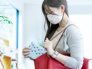 予備のマスクを持ち歩きたい時に