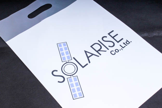 太陽光発電システムの販売をされている会社様のオリジナルポリ袋